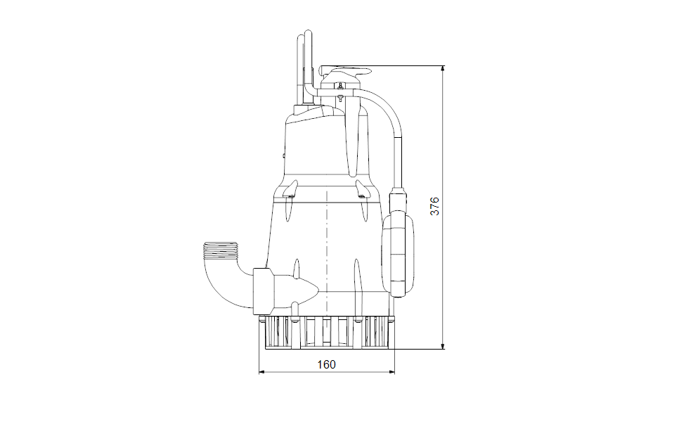 Насос Grundfos KPC 600 A 1x220 50Hz Schuko CN заказать со складов по всей России