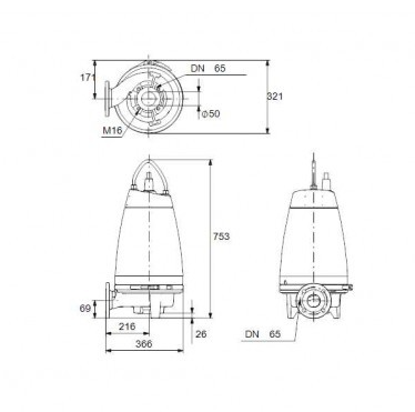 Насос Grundfos SE1.50.65.22.2.50D.B заказать со складов по всей России
