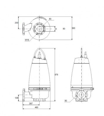 Насос Grundfos SEV.80.80.40.4.51D заказать со складов по всей России
