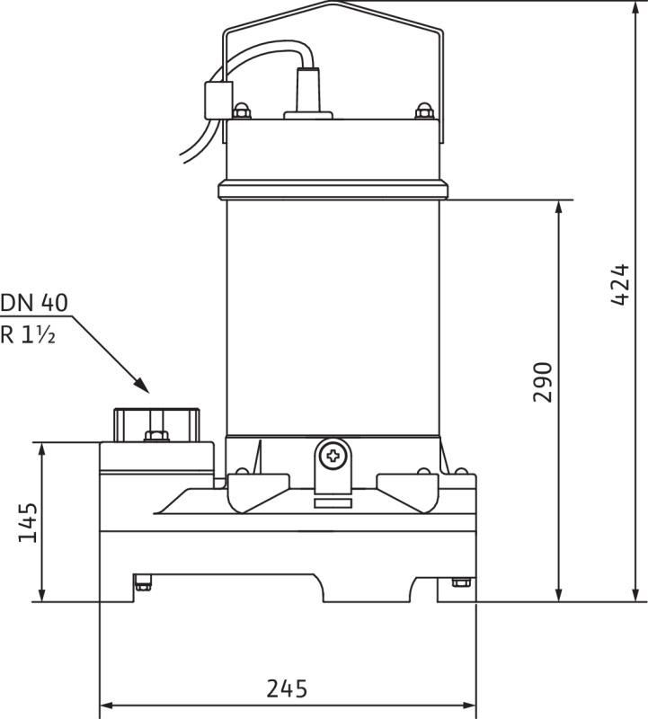 Насос Wilo TS 40/14A 1-230-50-2-10M KA. заказать со складов по всей России