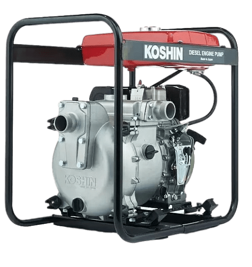 Дизельная мотопомпа для сильно-загрязненных вод Koshin STY-100D
