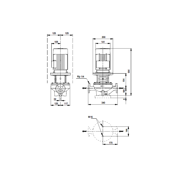 Насос Grundfos TP 32-200/2 A-F-A-BAQE-GX1 купить с ближайшего склада