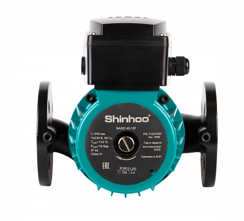 Насос циркуляционный SHINHOO BASIC 40-12SF 380V