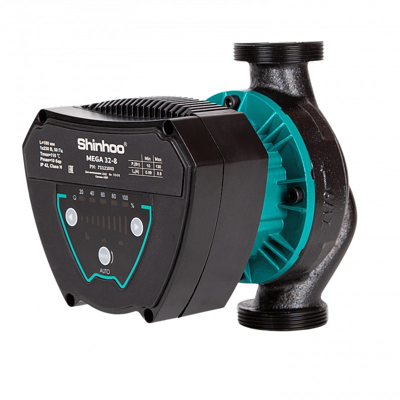 Насос циркуляционный SHINHOO MEGA 32-12 230V резьбовой заказать со складов по всей России