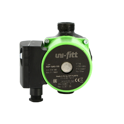 Насос циркуляционный энергоэффективный Uni-fitt ECP 32/80 180 с гайками
