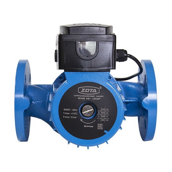 Насос для отопления ZOTA Ring 65-120 SF, чугун, флянец, 400 В, 3 скорости