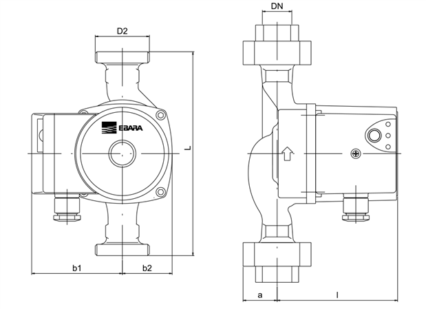 Насос Ebara Ego T 25/80-180 купить по цене "по запросу"