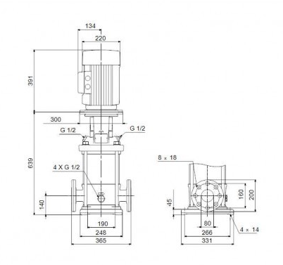 Насос Grundfos CR45-2-2 A-F-A-E-HQQE 3x400D 50 HZ заказать со складов по всей России