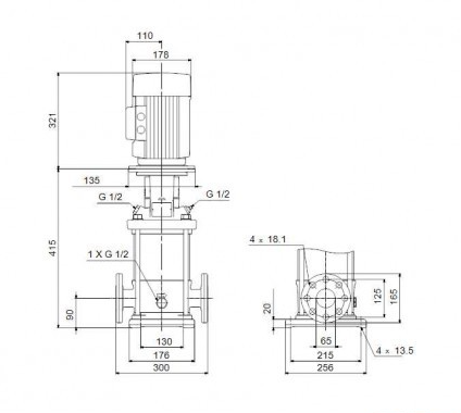 Насос Grundfos CR20-2 A-F-A-E-HQQE 3x400D 50 HZ заказать со складов по всей России