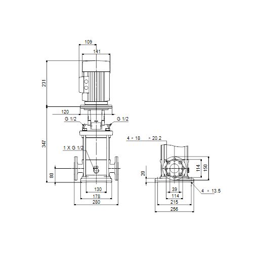 Насос Grundfos CR10-2 A-FJ-A-E-HQQE 3x230/400 50 HZ заказать со складов по всей России