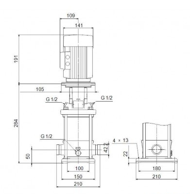 Насос Grundfos CRN5-3 A-P-A-E-HQQE 3x230/400 50HZ заказать со складов по всей России