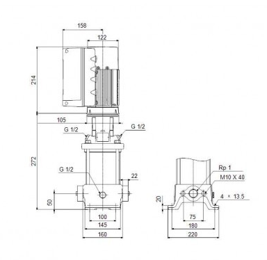 Насос Grundfos CRE1-4 A-A-A-E-HQQE 1x200-240 60HZ заказать со складов по всей России