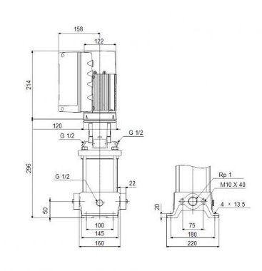 Насос Grundfos CRE3-5 A-A-A-E-HQQE 1x200-240 60HZ заказать со складов по всей России