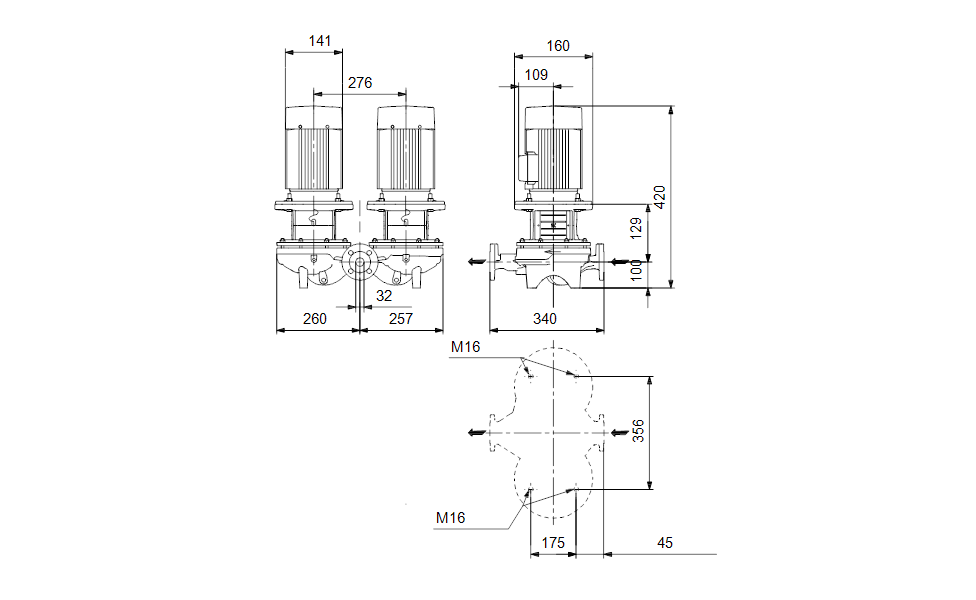Насос Grundfos TPD 32-100/4 A-F-A-BAQE-DX3 оформить заказ с доставкой с ближайшего склада