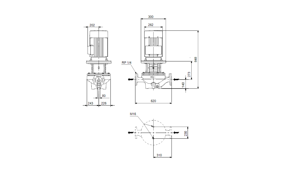Насос Grundfos TP 80-270/4 A-F-A-BAQE-MX3 заказать со складов по всей России