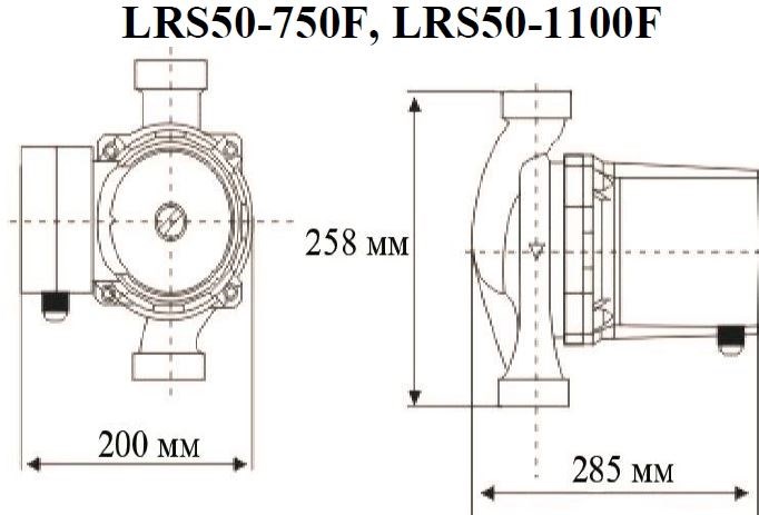 Насос циркуляционный Vodotok LRS 50-1100F заказать со складов по всей России