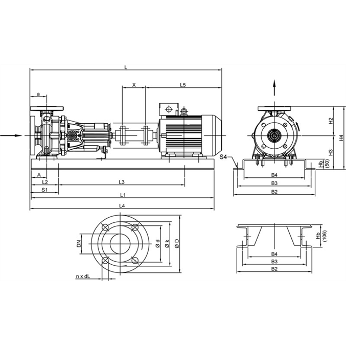 Насос WILO NL 80/250-37-2-12 заказать со складов по всей России
