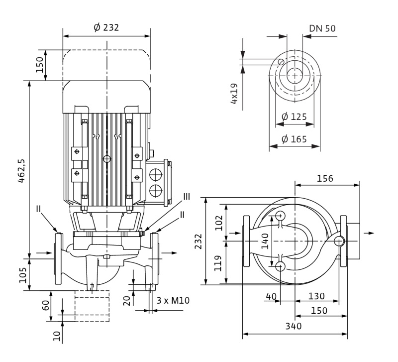 Насос Wilo IPL 50/155-4/2 купить по цене 218442 руб.