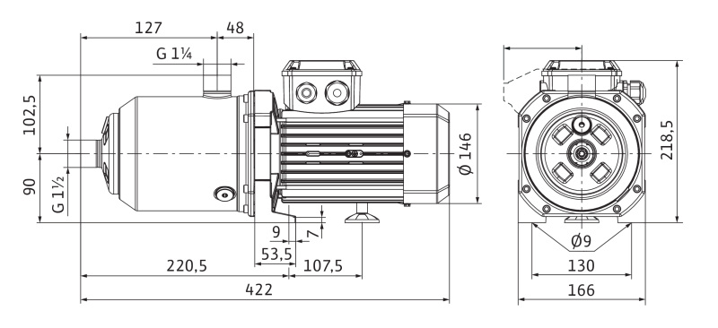 Насос Wilo MEDANA CH1-L.1003-1/E/E/10T заказать со складов по всей России