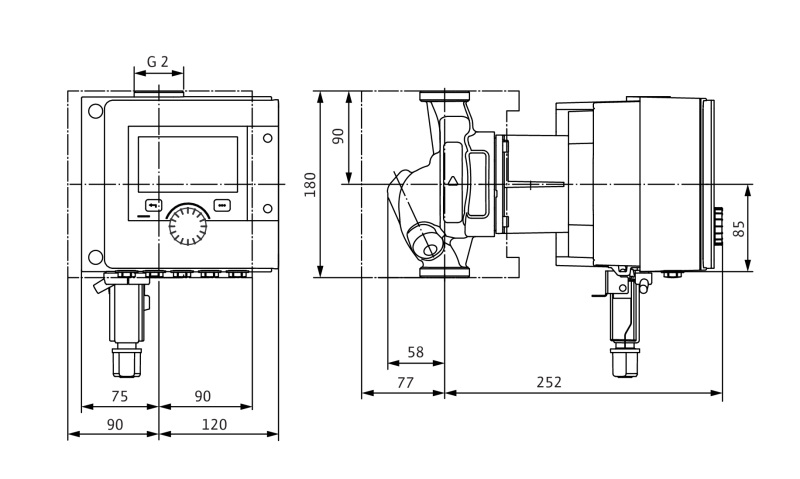Насос Wilo Stratos MAXO 30/0,5-8 PN10 купить по цене 147561 руб.