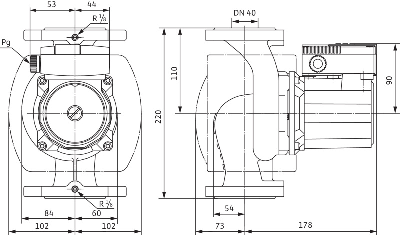 Насос Wilo TOP-S 40/4 DM PN6/10 купить по цене 108800 руб.