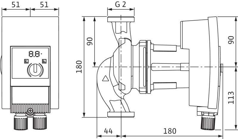 Насос Wilo YONOS MAXO 30/0,5-10 PN10 купить по цене 70901 руб.