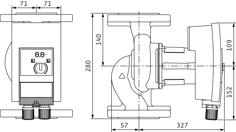 Насос Wilo YONOS MAXO 65/0,5-9 PN6/10 купить по цене 144095 руб.