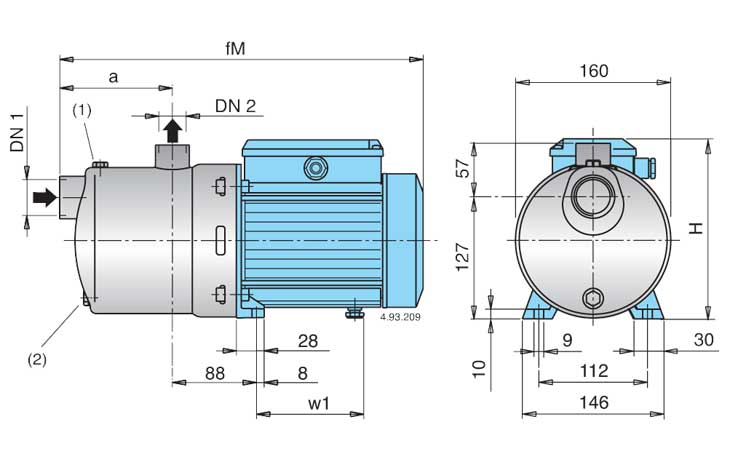 Насос Calpeda MXH 1604/A заказать со складов по всей России