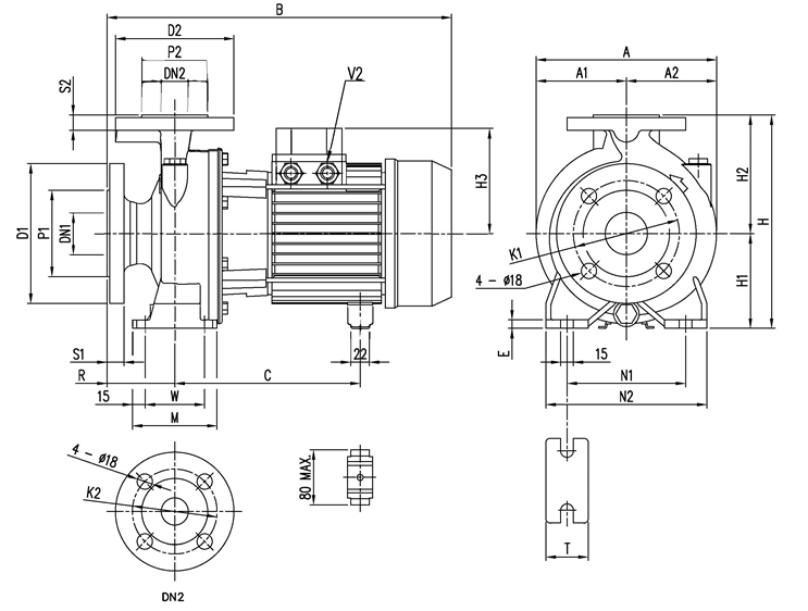 Насос Ebara 3D HS/I 40-160/4.0 заказать со складов по всей России