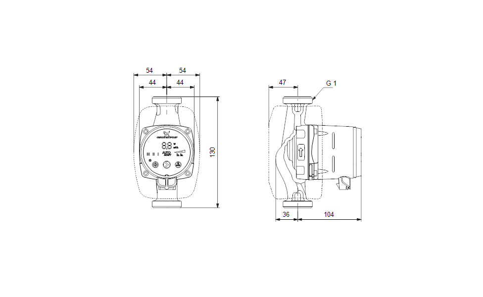 Насос Grundfos ALPHA2 15-60 130 1x230V 50Hz 6H заказать со складов по всей России