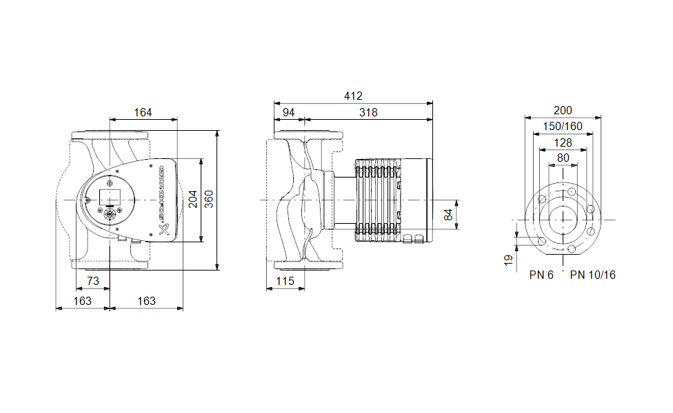 Насос Grundfos MAGNA3 80-120 F купить по цене 537582 руб.