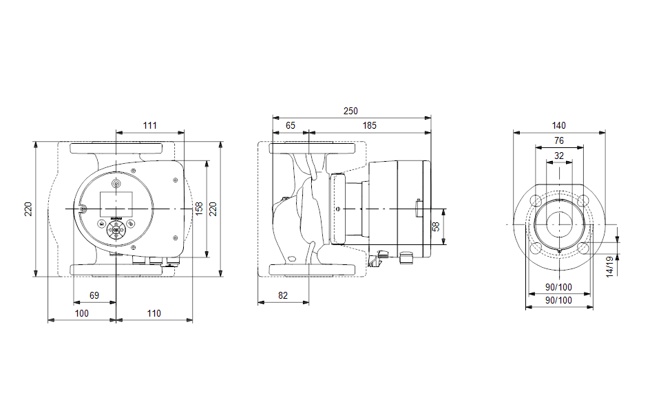 Насос Grundfos MAGNA3 32-80 F оформить заказ с доставкой с ближайшего склада