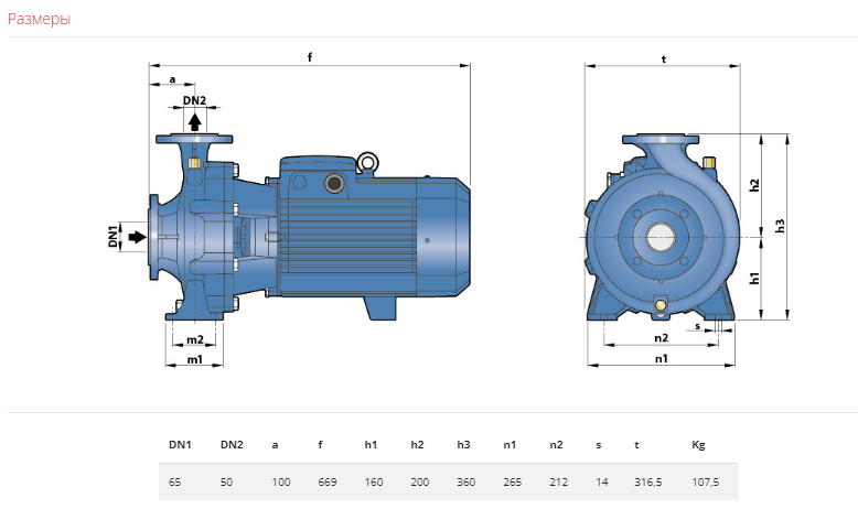 Насос Pedrollo F 50/200 B без контрфланцев купить по цене 286258 руб.