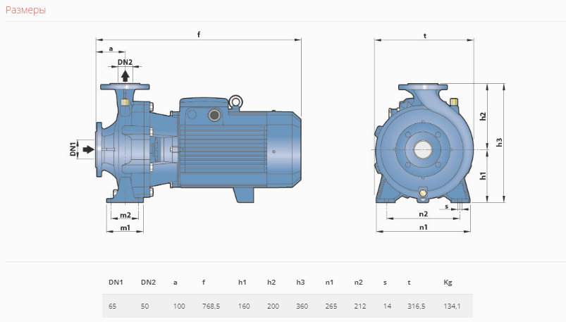 Насос Pedrollo F 50/200 AR без контрфланцев купить по цене 323106 руб.