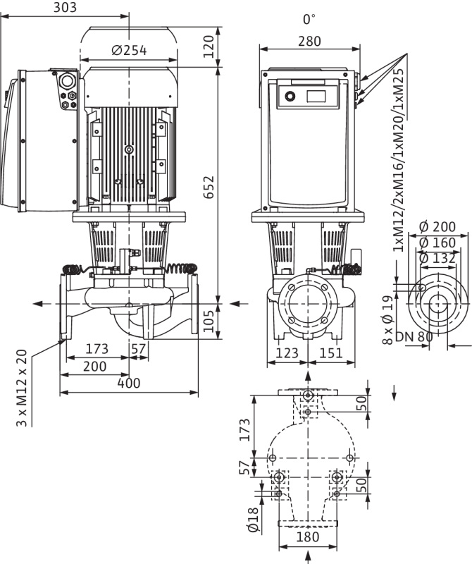 Насос Wilo IL-E 80/130-5,5/2 заказать со складов по всей России