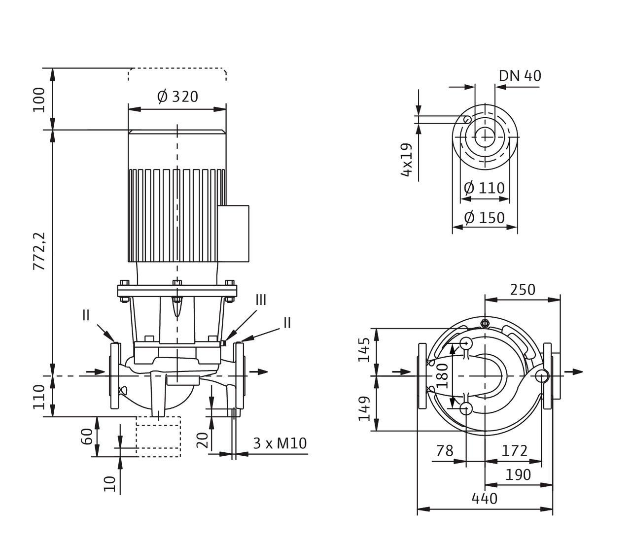 Насос Wilo CronoLine-IL 40/220-11/2 оформить заказ с доставкой с ближайшего склада