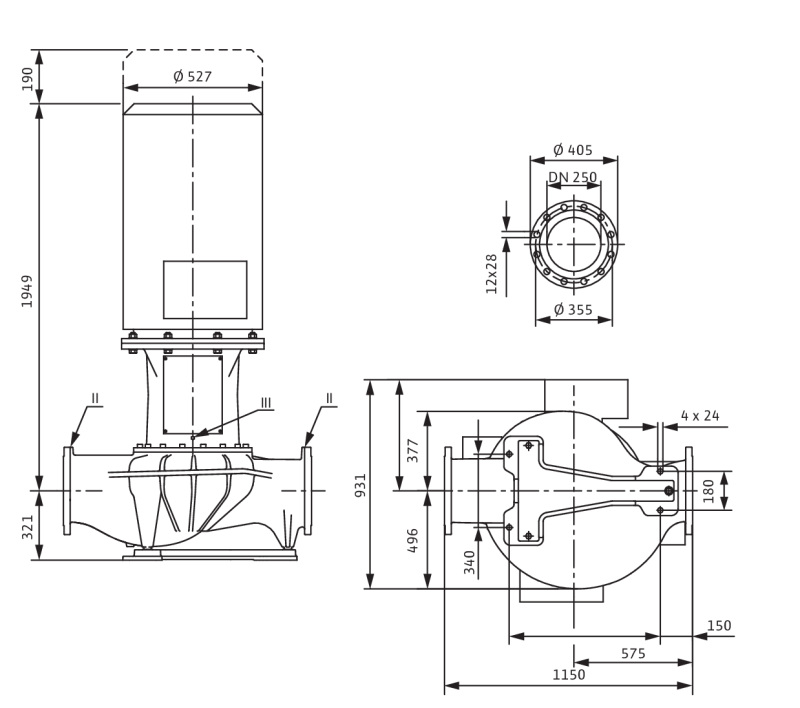 Насос Wilo IL 250/395-90/4 купить по цене "по запросу"