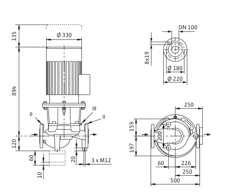 Насос Wilo IL 100/160-15/2-R купить по цене 340803.28 руб.