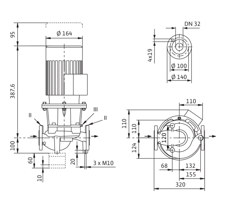 Насос Wilo IL 32/140-0,25/4 купить по цене 148401 руб.
