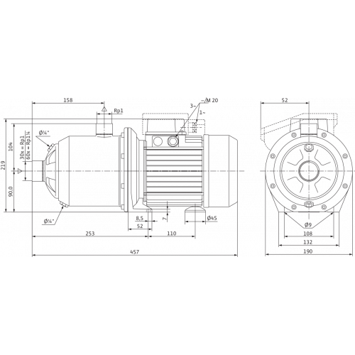 Насос Wilo MP604-DM/IE3 заказать со складов по всей России