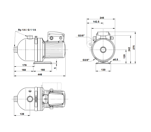 Насос CHIU 4-30 A-W-G-E 0.525 kW 1x230V 50Hz оформить заказ с доставкой с ближайшего склада