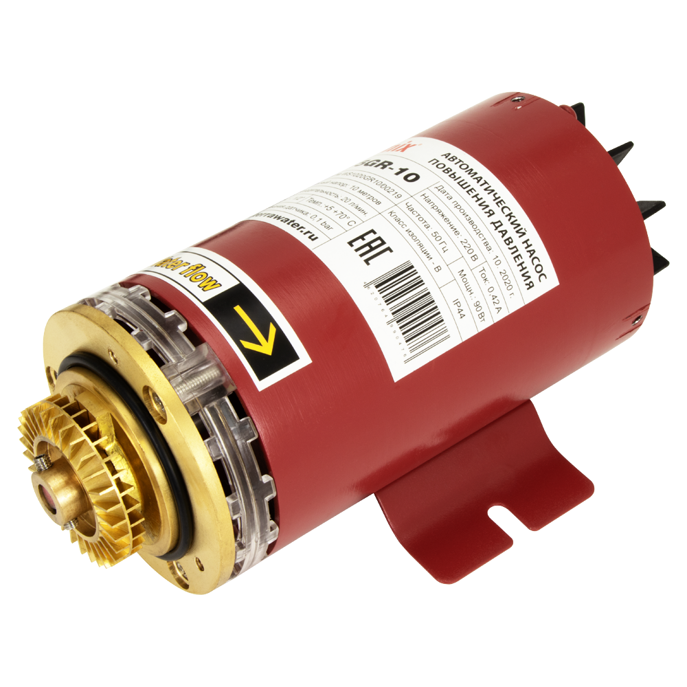 Насос повышающий давл. с авт.включ. JEMIX  W15GR-10A (W-90Вт,H-10м,Q-20 л/мин.) купить с ближайшего склада