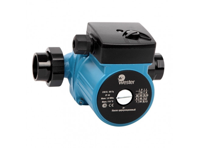 Насос циркуляционный Wester WCP 25-40G (с гайками)