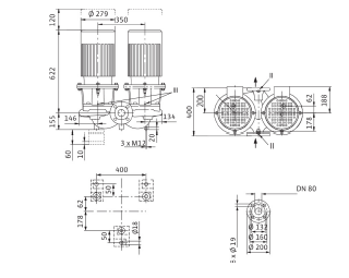 Насос Wilo DL 50/120-2,2/2 купить по цене 468318 руб.