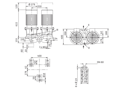 Насос Wilo DL 80/130-5,5/2 купить по цене 658081 руб.
