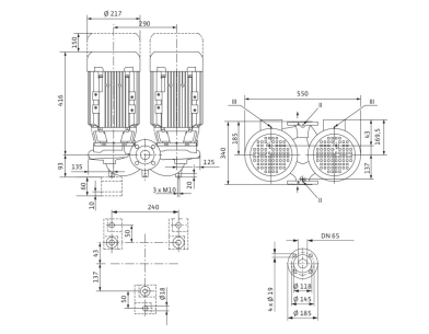 Насос Wilo DPL 65/120-3/2 купить по цене 416637 руб.