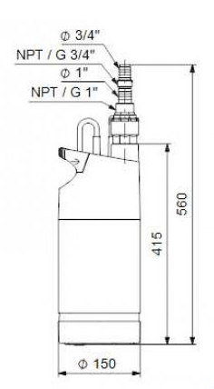 Насос колодезный Grundfos SB 3-45 A заказать со складов по всей России