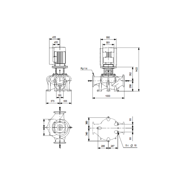 Насос Grundfos TP 150-660/4 A3-F-O-DAQF-VX3 оформить заказ с доставкой с ближайшего склада