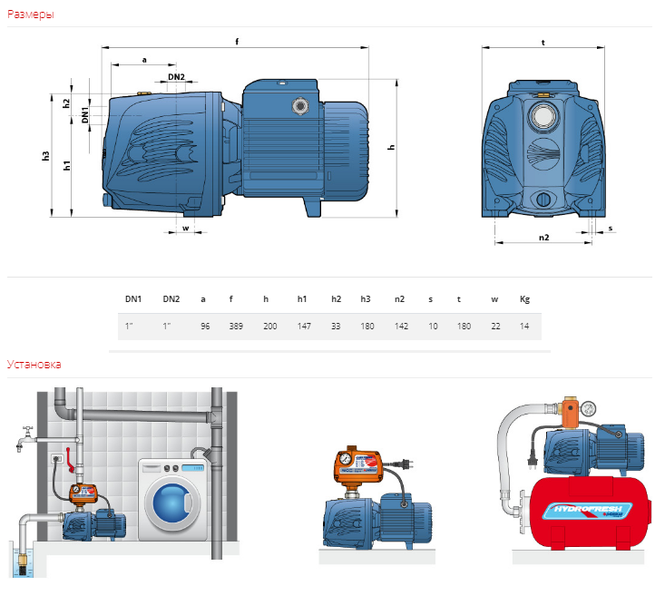 Насос Pedrollo JSW 2 A купить по цене 31458 руб.