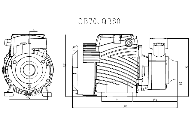 Насос Pumpman QB80N купить по цене "по запросу"